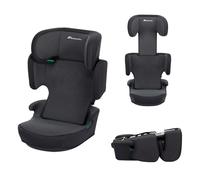 Bebeconfort Road Safe i-Size Booster Seat, i-Size Car Seat, Seat Belt Installation, from 3.5 Years up to 12 Years, 15-36 kg, 100-150 cm, Tinted Black