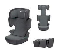 Bebeconfort RoadSafe i-Size, Car Seat, 100-150 cm, Tinted Graphite | Backrest Booster Car Seat, 3.5-12 Years, Foldable & Lightweight, Seat Belt Installation, 14 Headrest Positions