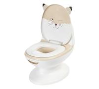 Bebeconfort Small Size Toilet Training Toilet for Baby 1-4 Years 0-20kg Realistic Design with Splash Guard, Real Flush Sound, Removable Bowl, Easy to