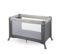 Bebeconfort Soft Dreams, Baby Travel Cot Bed, 0-15 kg, Grey Mist | Lightweight Baby Travel Bed, 0-3 Years, Wood Fibre & Foam Mattress (60 × 120 cm), Carrying Bag, Compact Umbrella Fold