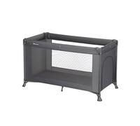 Bebeconfort Sweet Dreams Travel Cot, 0-15 kg, Mineral Graphite | Lightweight Baby Cot, 0-3 Years, Large Padded Mattress, Side Entry Window, Compact Fold, Carry Bag