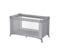 Bebeconfort Sweet Dreams Travel Cot, 0-15 kg, Mineral Gray | Lightweight Baby Cot, 0-3 Years, Large Padded Mattress, Side Entry Window, Compact Fold, Carry Bag