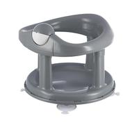 Bebeconfort Swivel Bath Seat, 6 - 12 Months, Max. 10 Kg, Child Bath Support Seat, Non-Slip Baby Bath Chair, Ergonomical, Suction Cups, Grey