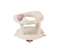 Bebeconfort Swivel Bath Seat, 6 - 12 months, Max. 10 kg, Child Bath Support Seat, Non-Slip, Ergonomical, Suction Cups, Beige