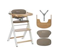 Bebeconfort Timba 2 High Chair + Cushion, 110 kg, Beige | Evolutive Ergonomic High Chair, From 6 Months, Removable Tray, Adjustable Seat & Footrest