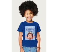 Bebefinn Brody Who's Up For A Treasure Hunt Kids T-Shirt in Royal | Size: 9-11 Years Bebefinn Royal 9-11 Years