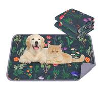 BeBeJoJo Reusable Dog Training Pads,Washable Pee Pads for Dogs Super Absorbent 100% Waterproof Fast Drying Dog Mat for Home,Car,Travel,46x61cm,2Pcs