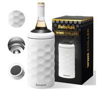 Bebekae Wine Chiller - Fits Most Wine and Champagne Bottles, Stainless Steel Vacuum-Insulated Cooler, Portable Wine Cooler, Elevate Your Gatherings with Style and Function