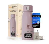 BEBELUX V2 Baby Bottle Warmer Electric Milk Warmer for On the Go USB-C Quick Charge 36W BPA Free Perfect Temperature Regulation Germ Free and Leak Proof