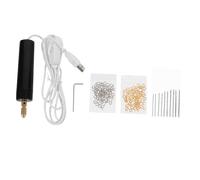 BEBEMOKO 1 Set Mini Electric Drill Handheld USB Powered Rotary Tool for DIY Jewelry Making and Craft Projects Easy to Use with Replaceable Drill Bits Portable and Versatile for Various