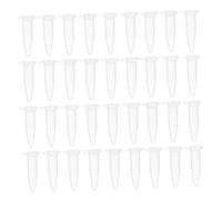 BEBEMOKO 100Pcs Blood Analysis Tubes Seal Test Sample Collection for Laboratory Use