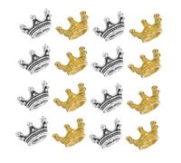 BEBEMOKO 100pcs Mini Charm Spacer Beads for Jewelry Making Cute Pendant Connectors for Bracelets and Necklaces DIY Craft Supplies Antique
