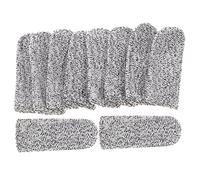 BEBEMOKO 10Pcs Cut Resistant Finger Sleeves for Protection Cut Thumb Covers for Cooking and Working Wear Resistant and Breathable Finger Cots for Home and Kitchen Use