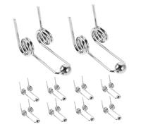 BEBEMOKO 10pcs DIY Curling Iron Torsion Springs Replacement Parts High Temperature Resistant Metal Hair Styling Tool Accessories for Curling Rod Maintenance