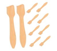 BEBEMOKO 10pcs Facial Mask Accessories Bamboo Makeup Spatula Set Skincare Spoon for Clay Masks Easy Application Clean Beauty