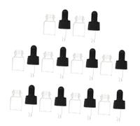 BEBEMOKO 10Pcs Glass Essential Oil Bottles with Droppers Cosmetic Liquid Dispensers for Travel Aromatherapy and Precise Drop Measurement