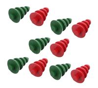BEBEMOKO 10pcs Handmade Wooden Christmas Trees for Tabletop Rustic Farmhouse Xmas Decorations Nonfading Color DIY Holiday Ornaments for Mantel Shelf Garden and Party Centerpieces