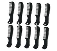 BEBEMOKO 10pcs Mens Beard Comb Pocket-sized Hair Styling Brush Anti-skid Grooming Tool for Mustache and Beard Shaping Portable Mini Retro Design for Easy Hair Detangling and Oil