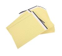 BEBEMOKO 10pcs Yellow Legal Writing Pads Double-sided Lined Note Pads Pages Each Portable Notebooks for Home School Office Task Management and Note-taking