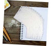 BEBEMOKO 12pcs DIY Drawing Stencils Animal Plant Figure Painting Templates for Creative Craft Art Projects Safe Material White