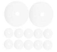 BEBEMOKO 12pcs Dryer Filter Replacement Kit, 235mm Diameter Exhaust and Air Intake Filters for Indoor Tumble Dryers, Microfibre Cloth Material Compatible Bush Models