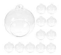 BEBEMOKO 12pcs Hanging Glass Terrarium Clear Microlandscape Planters for Succulents and Air Plants Modern Decorative Globes for Home Office Garden and Patio