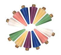 BEBEMOKO 12pcs Nail Rhinestone Picker Wax Replacement Tips for Dotting Pen Heads for Precise Nail Art Easy Install Suitable for Gems Sequins Beads Fingers and Toes