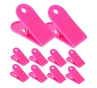 BEBEMOKO 12pcs Treadmill Safety Clips for Emergency Stop Cord Replacement Wear-resistant Plastic Clamp Easy Installation Vibrant Color for High Visibility Compatible with Running Machines