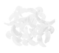 BEBEMOKO 12pcs White Peace Dove Ornaments Hanging Decorations with 3 Meter Cord, Simulation Pigeon Craft Pendant for Wedding, Garden, and Valentine’s Day Home Décor