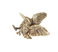 BEBEMOKO 1Pc Brass Bird DIY Keychain Pendant Cute Robin Decoration for Crafting Durable and Brass Crafts Pendant with Design for Easy Hanging