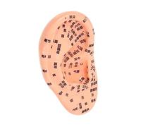 BEBEMOKO 1Pc Ear Acupuncture Model Practical Ear Reflexology Teaching Aid for Massage Ergonomic Design for Easy Acupuncture Point Location for Schools and Students
