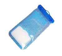 BEBEMOKO 1pc Floating Phone Bag Glitter Design for Beach Fishing Swimming and Water Activities Window for Easy Use Random Color
