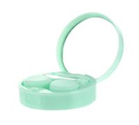BEBEMOKO 1set Rainbow Design Lens Case Stylish Eye Care Holder for Compact and Storage for Daily Use
