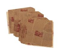 BEBEMOKO 200pcs Non-Stick Parchment Paper Sheets Baking Pastry Greaseproof Food Wrapping Air Fryer Paper Liners