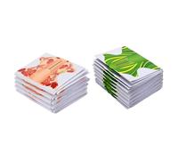 BEBEMOKO 200pcs Self-adhesive Nail Forms Nail Art Accessories for Home and Professional Salon Use Firm Stickiness Green and Orange for Sculpting French Almond Coffin Ballerina Tips Guide