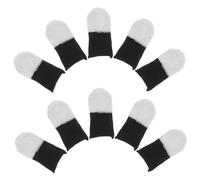 BEBEMOKO 20pcs Gaming Finger Sleeves Sweat Breathable Thumb Gloves for Mobile Devices Compatible Touchscreens for Enhanced Control and Comfort