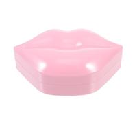 BEBEMOKO 20pcs Hydrating Lip Treatment Mask Moisturizing Sleeping Lip Film Pink Color Box Care Patch for Wrinkle Reduction Night Use