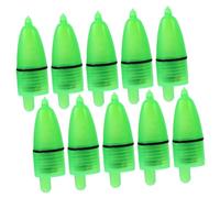 BEBEMOKO 20pcs Luminous Fishing Rod Alarm Bells with Glow Light Night Bite Indicator for Professional and Occasional Anglers Fishing Tackle Accessory