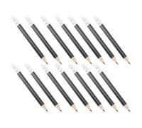 BEBEMOKO 24pcs Mini Golf Pencils with Eraser, Short Black Half Pencils for Scoring, Students Stationery and Wedding Party Supplies