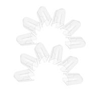 BEBEMOKO 24pcs Reusable Compact Toothbrush Covers Travel Electric Toothbrush Heads Protective Case for Oral