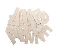 BEBEMOKO 24pcs Unfinished Wooden Greek Letters Bulk Large for Fraternity Paddle DIY Painting Crafts Alphabet Letters Home Wall Decor