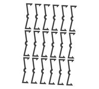 BEBEMOKO 250pcs Heavy Duty Plastic Pegboard Hook Fixers Peg Board Clips for Organizing Garage Kitchen Workshop Storage Hanging Storage Accessories