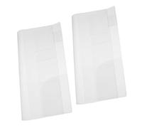 BEBEMOKO 2Pcs 48K Notebook Cover PVC Book Protector for Hoboweeks Planner and Journal, Waterproof Document Sleeve, School Supplies Homework and Textbook Book Cover