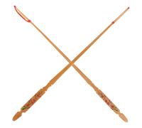 BEBEMOKO 2pcs Bamboo Practice Hammer for Yangqin Dulcimer - Wooden Musical Hammer Sticks for Professional Performance and Training, Bamboo Dulcimer Tool Suitable for Folk Random Style