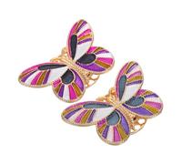 BEBEMOKO 2pcs Butterfly Needle Suction Device Magnets Needle Magnet Magnetic Alloy