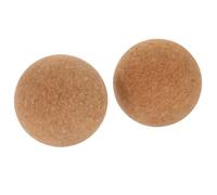 BEBEMOKO 2pcs Cork Yoga Roller Ball Massage Ball for Feet Balance Fitness Roller Foot Massager