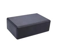 BEBEMOKO 2pcs Lightweight High-density EVA Yoga Blocks for Workout and Fitness Odor Resistant Exercise Bricks with Strong Support and Balance Gym Accessory for Yoga and Stretching Black