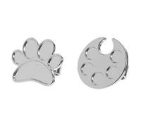 BEBEMOKO 2pcs Nail Art Ring Color Pallet Portable Mixing Tray for Nail Polish Pigments Unique Design for Separate Mixed Colors Suitable for Manicure