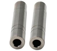 BEBEMOKO 2pcs Professional Female to Female Audio Adapter Connectors Metal Speaker Audio Cable Couplers for Mixer Microphone Guitar Easy Plug and Play Stable Transmission