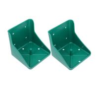 BEBEMOKO 2pcs Salt Brick Licking Box for Cattle and Sheep Thickened Livestock Feeding Tray Fixed Support Sturdy Salt Block Holder for Enhanced Animal Nutrition
